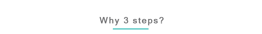 Why 3 steps?